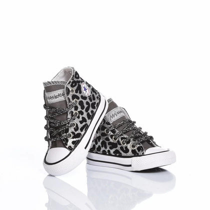 Converse Baby Leo Silver