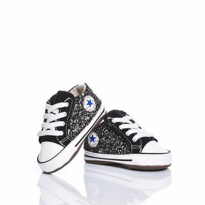 Converse Cradle Glitter Black Chuck Taylor Hi Glitter