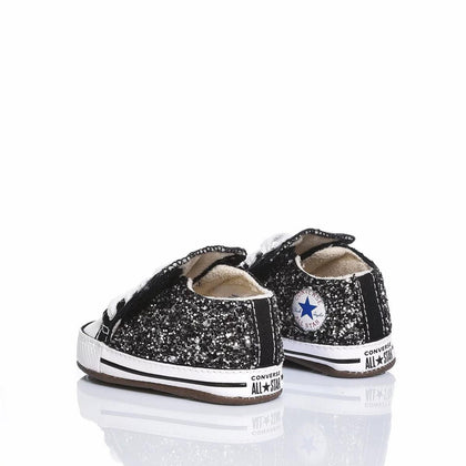 Converse Cradle Glitter Black Chuck Taylor Hi Glitter
