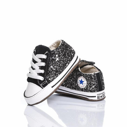 Converse Cradle Glitter Black Chuck Taylor Hi Glitter
