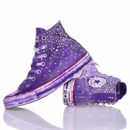 Converse Precious Violet Chuck Taylor Hi Special, Swarovski