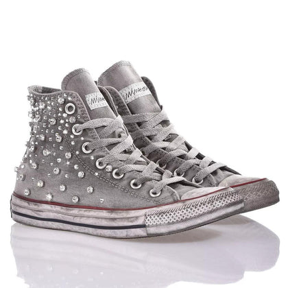 Converse Precious Grey Chuck Taylor Hi Swarovski