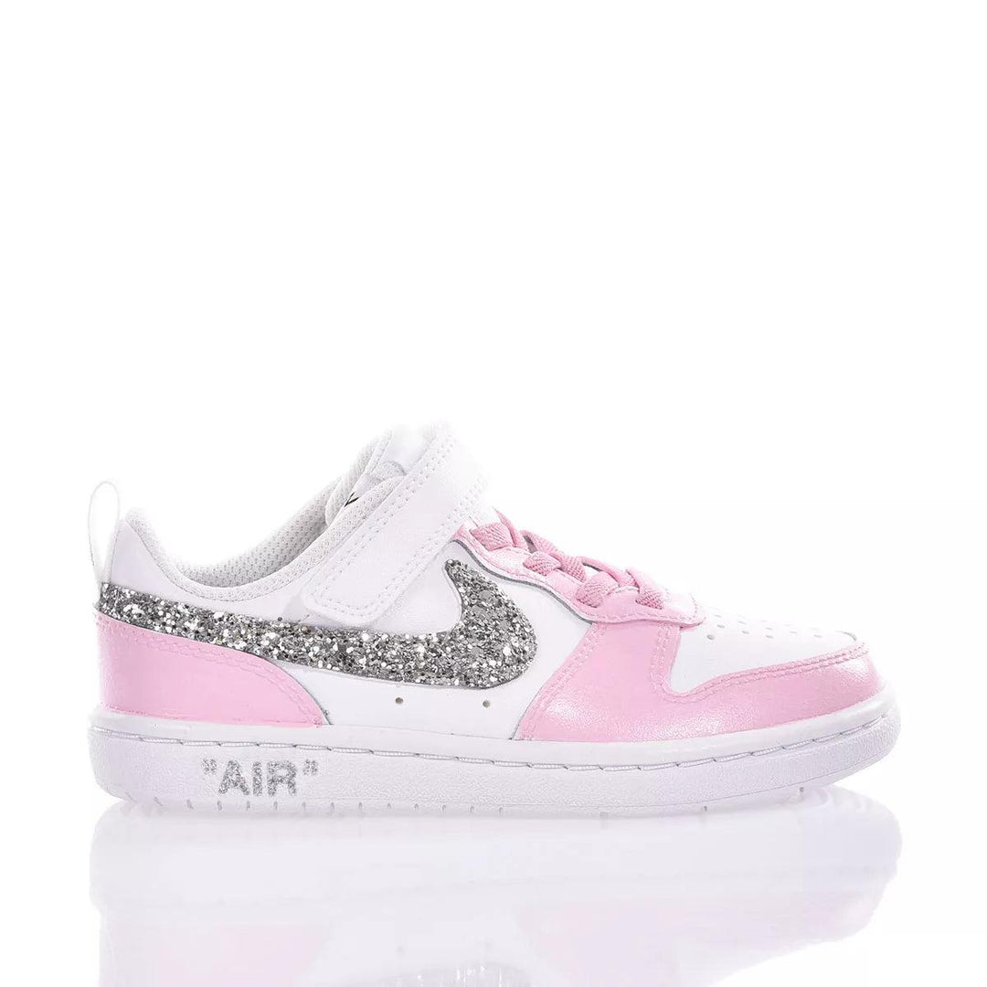 Nike Junior Candy Glitter Court Vision Painted,Glitter