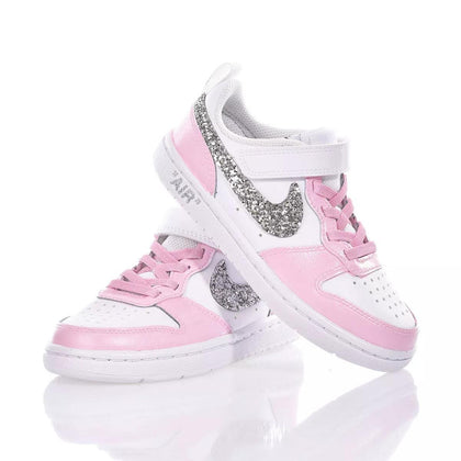 Nike Junior Candy Glitter Court Vision Painted,Glitter
