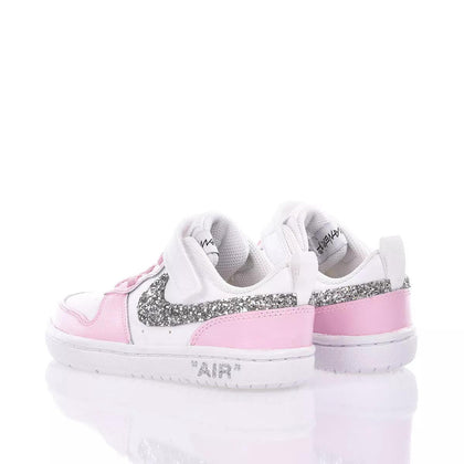 Nike Junior Candy Glitter Court Vision Painted,Glitter