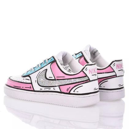 Nike Comics Cinderella Court Vision Painting