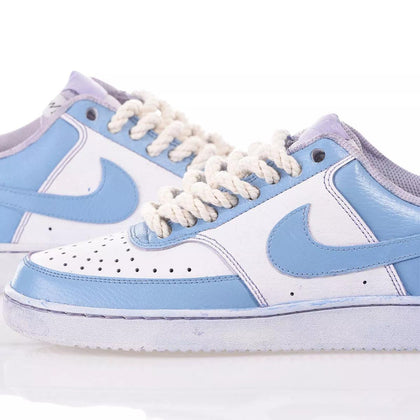 Nike Dye Cerulean Court Vision Painting