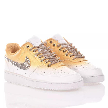 Nike Shade Gold Court Vision Swarovski