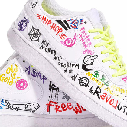 Nike Full Graffiti Court Vision Painting