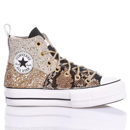 Converse Platform Snake Tris Platform Glitter
