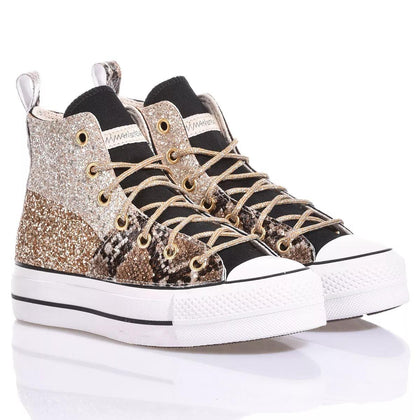 Converse Platform Snake Tris Platform Glitter