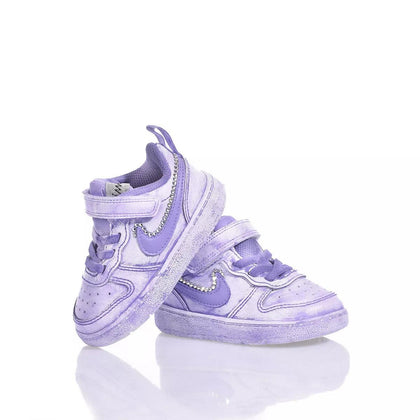 Nike Baby Washed Crystal Court Vision Swarovski
