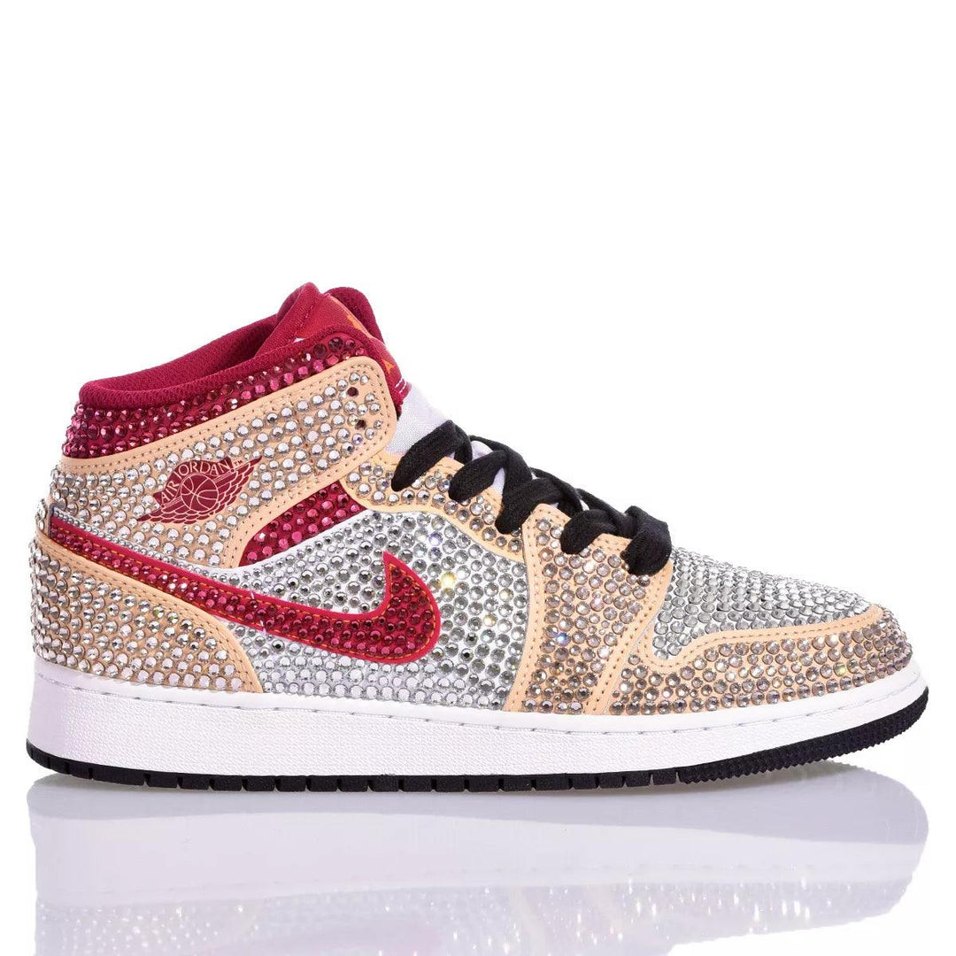 Nike Air Jordan 1 Luxury Ruby Air Jordan 1 Swarovski