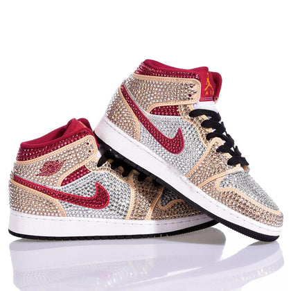 Nike Air Jordan 1 Luxury Ruby Air Jordan 1 Swarovski