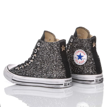 Converse Glitter Black Chuck Taylor Hi Glitter
