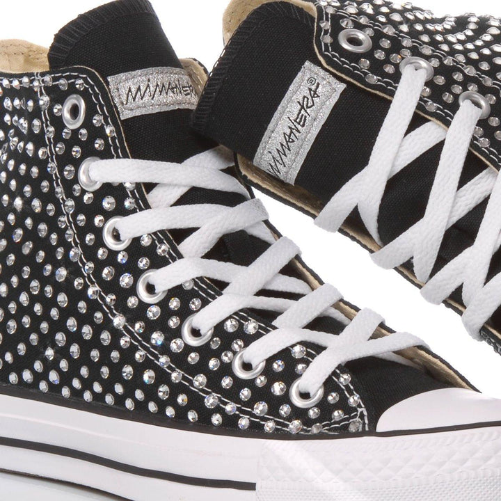 Converse Swarovski Black Chuck Taylor Hi Swarovski