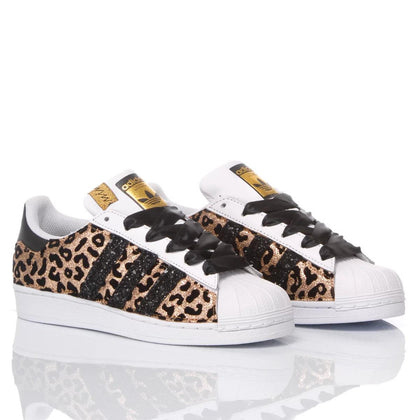 Adidas Superstar Leo Gold Superstar Animalier, Glitter