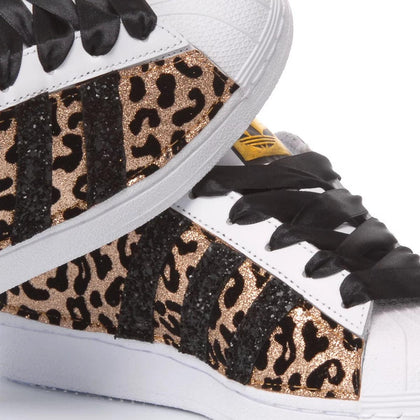 Adidas Superstar Leo Gold Superstar Animalier, Glitter