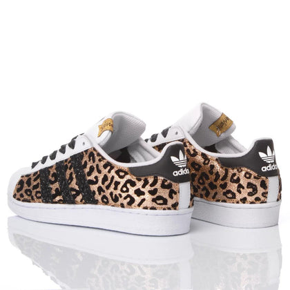 Adidas Superstar Leo Gold Superstar Animalier, Glitter