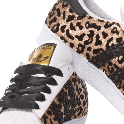 Adidas Superstar Leo Gold Superstar Animalier, Glitter