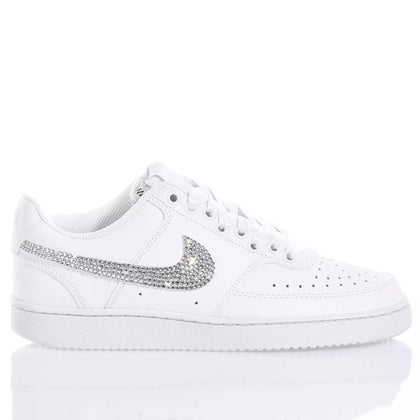 Nike Swarovski White Court Vision Swarovski