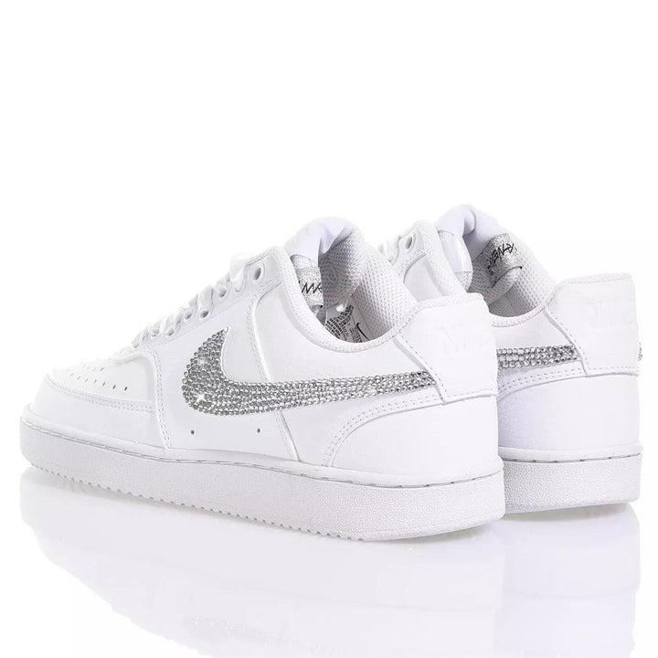 Nike Swarovski White Court Vision Swarovski