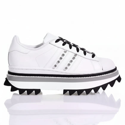 Adidas Fusion White Crystal Superstar Special, Swarovski