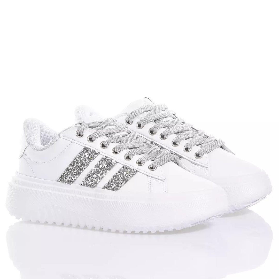 Adidas Cloud Glitter Silver