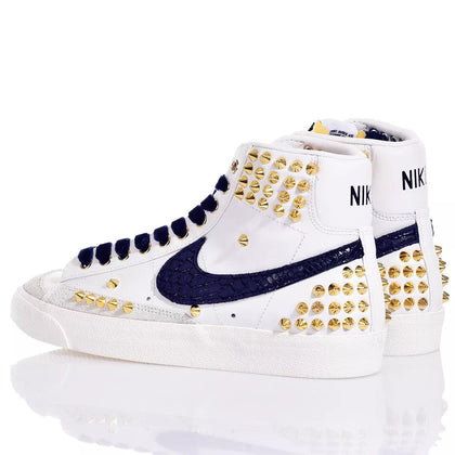 Nike Blazer Gold Blue Studs,Special