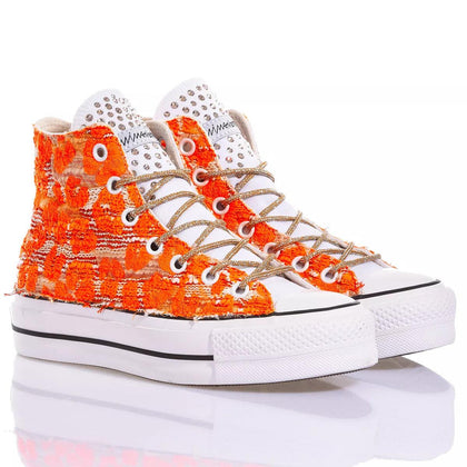 Converse Platform Orange Leo Platform Animalier,Special,Swarovski