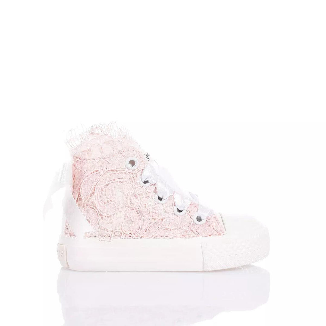 Mimanera Airlines Baby Pink Amabel Airlines Lace,Special,Swarovski