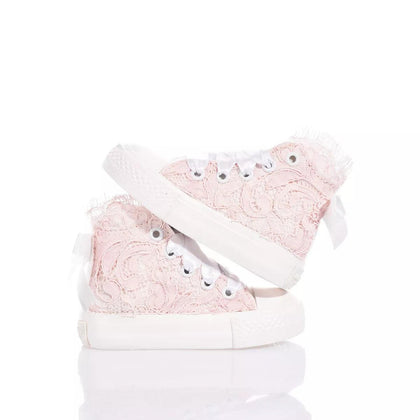 Mimanera Airlines Baby Pink Amabel Airlines Lace,Special,Swarovski