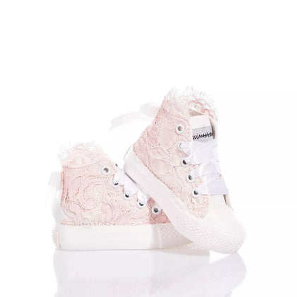 Mimanera Airlines Baby Pink Amabel Airlines Lace,Special,Swarovski