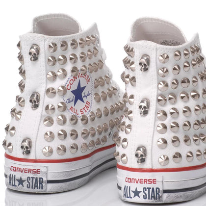 Converse White Studs Chuck Taylor Hi Studs