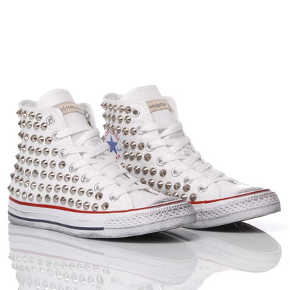 Converse White Studs Chuck Taylor Hi Studs