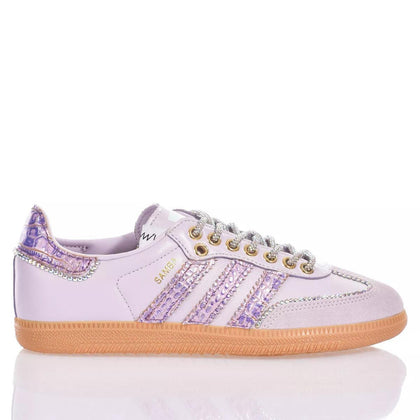 Adidas Samba Purple Skin Samba Animalier, Swarovski