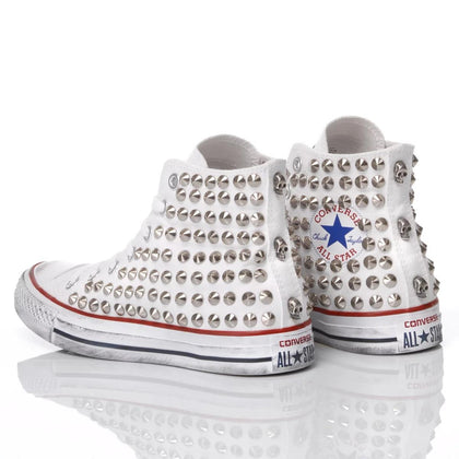 Converse White Studs Chuck Taylor Hi Studs