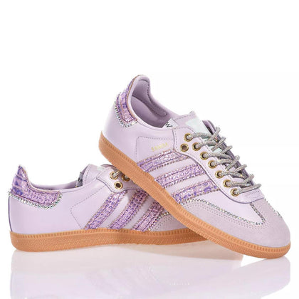 Adidas Samba Purple Skin Samba Animalier, Swarovski
