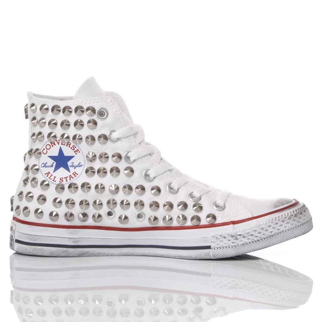 Converse White Studs Chuck Taylor Hi Studs