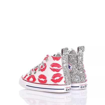 Converse Baby Glitter Kiss Chuck Taylor Hi Animalier, Glitter, Special