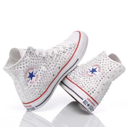 Converse Swarovski White Chuck Taylor Hi Swarovski
