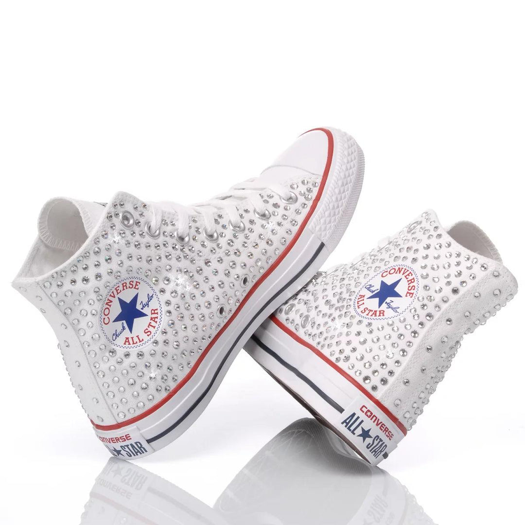 Converse Swarovski White Chuck Taylor Hi Swarovski