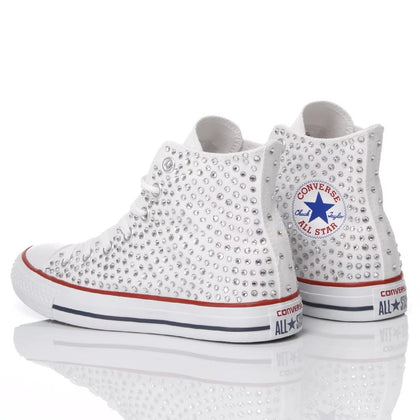Converse Swarovski White Chuck Taylor Hi Swarovski