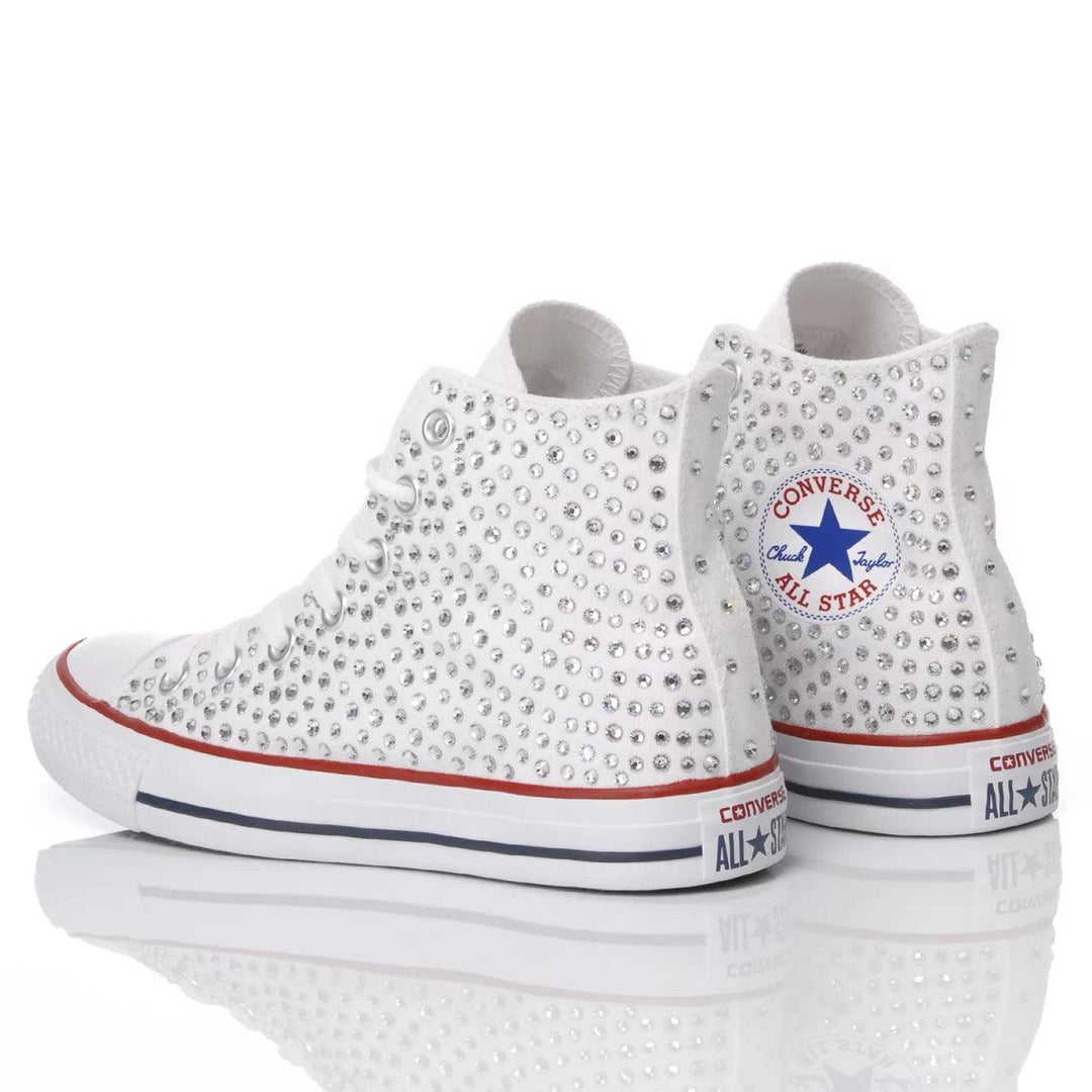 Converse Swarovski White Chuck Taylor Hi Swarovski