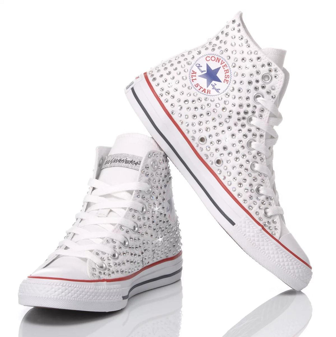 Converse Swarovski White Chuck Taylor Hi Swarovski