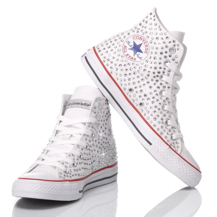 Converse Swarovski White Chuck Taylor Hi Swarovski