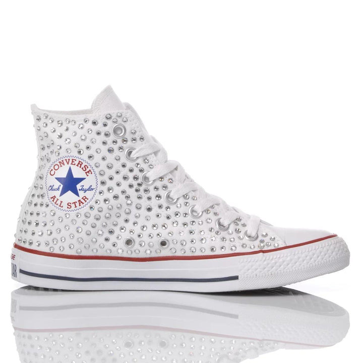Converse Swarovski White Chuck Taylor Hi Swarovski