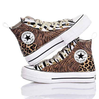 Converse Platform Jungle Mix Platform Animalier