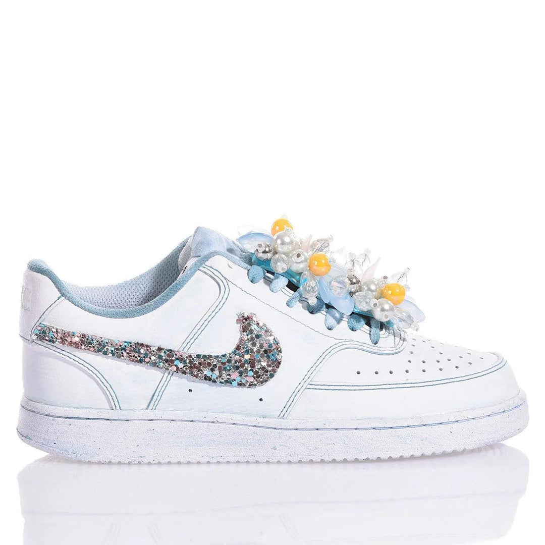 Nike Light Blue Ice Court Vision Glitter,Special