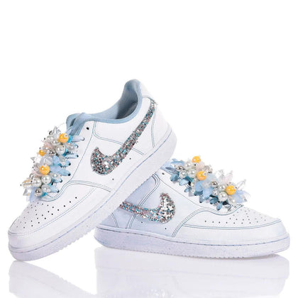 Nike Light Blue Ice Court Vision Glitter,Special